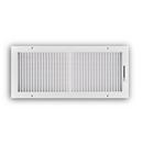 20 x 8 in. 2-Way Stamped Steel Ceiling & Sidewall Register in White