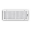 24 x 8 in. 2-Way Stamped Steel Ceiling & Sidewall Register in White
