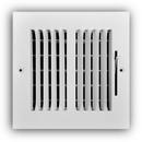 6 x 6 in. 2-Way Stamped Steel Ceiling & Sidewall Register in White