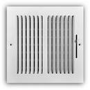 8 x 8 in. 2-Way Stamped Steel Ceiling & Sidewall Register in White