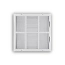 16 x 16 in. Steel 4-way Residential Ceiling & Sidewall Register in White