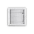 12 x 12 in. Aluminum Vertical Blade Supply Register with Adjustable Deflectors in White