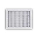 14 x 10 in. Aluminum Vertical Blade Supply Register with Adjustable Deflectors in White