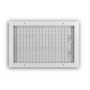 16 x 10 in. Aluminum Vertical Blade Supply Register with Adjustable Deflectors in White