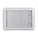 18 x 12 in. Aluminum Vertical Blade Supply Register with Adjustable Deflectors in White