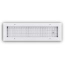 18 x 4 in. Aluminum Vertical Blade Supply Register with Adjustable Deflectors in White