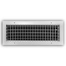 18 x 6 in. Aluminum Vertical Blade Supply Register with Adjustable Deflectors in White