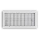 PROSELECT&reg; White 18 in. Aluminum Vertical Blade Supply Register with Adjustable Deflectors in White 