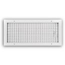 PROSELECT&reg; White 20 in. Aluminum Vertical Blade Supply Register with Adjustable Deflectors in White 