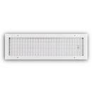 24 x 6 in. Aluminum Vertical Blade Supply Register with Adjustable Deflectors in White image number 0