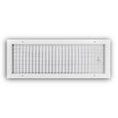 24 x 8 in. Aluminum Vertical Blade Supply Register with Adjustable Deflectors in White
