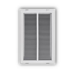 12 x 20 in. Stamped Steel Return Air Filter Grille in White