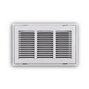 14 x 8 in. Stamped Steel Return Air Filter Grille in White