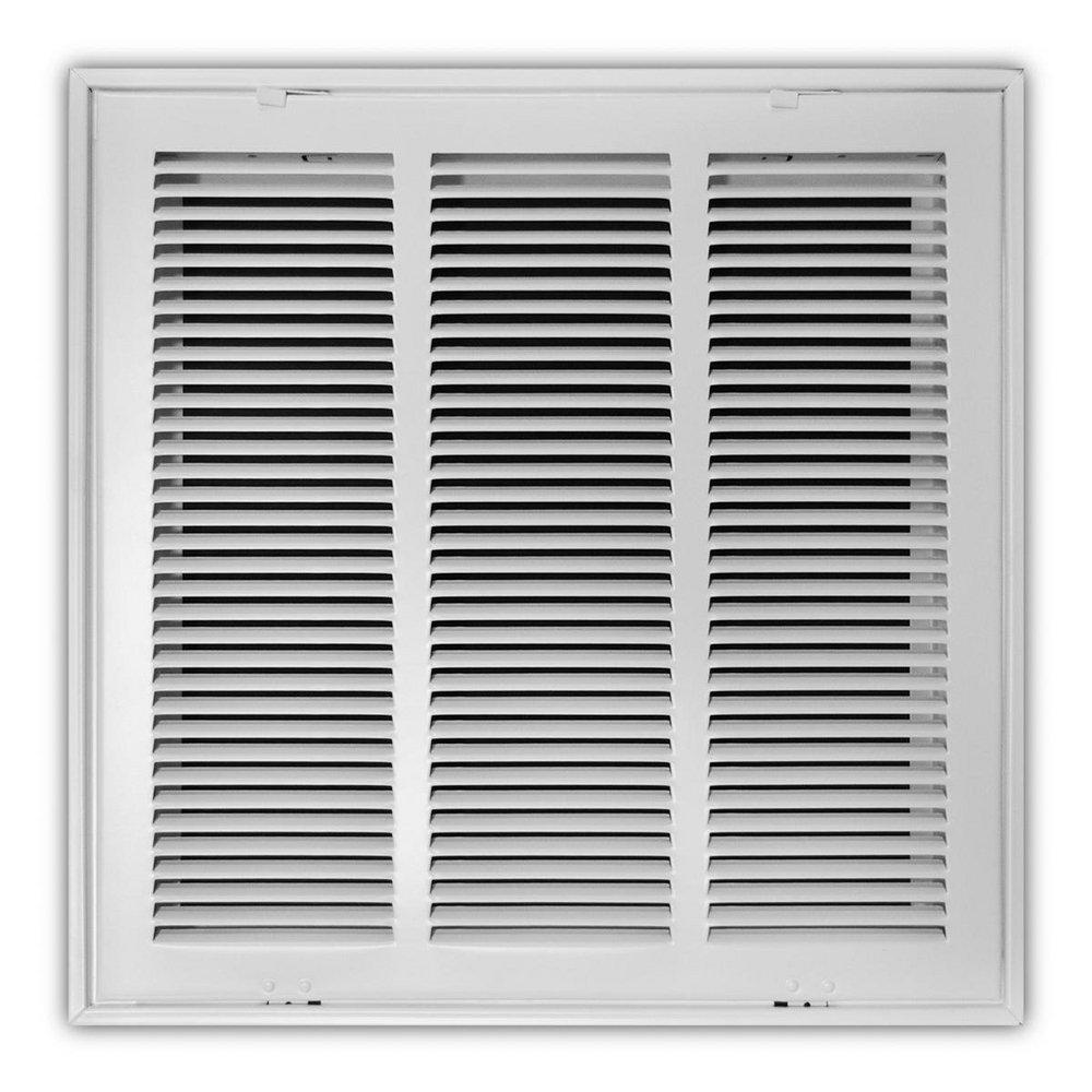 16 x 16 in. Stamped Steel Return Air Filter Grille in White image number 0