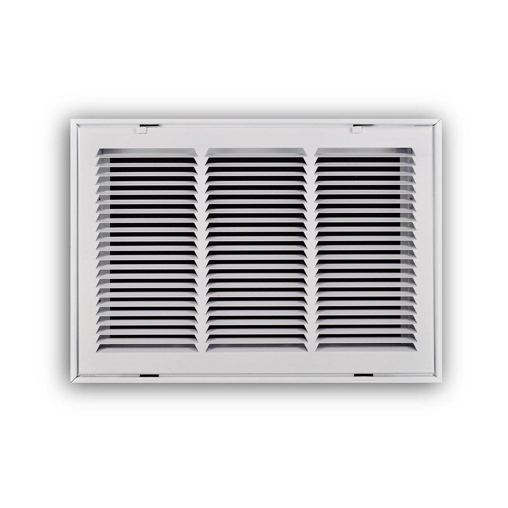 18 x 12 in. Stamped Steel Return Air Filter Grille in White image number 0