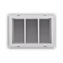 18 x 12 in. Stamped Steel Return Air Filter Grille in White