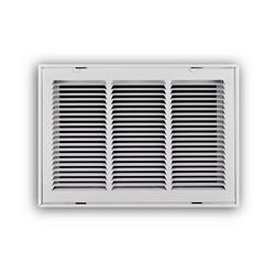 18 x 12 in. Stamped Steel Return Air Filter Grille in White