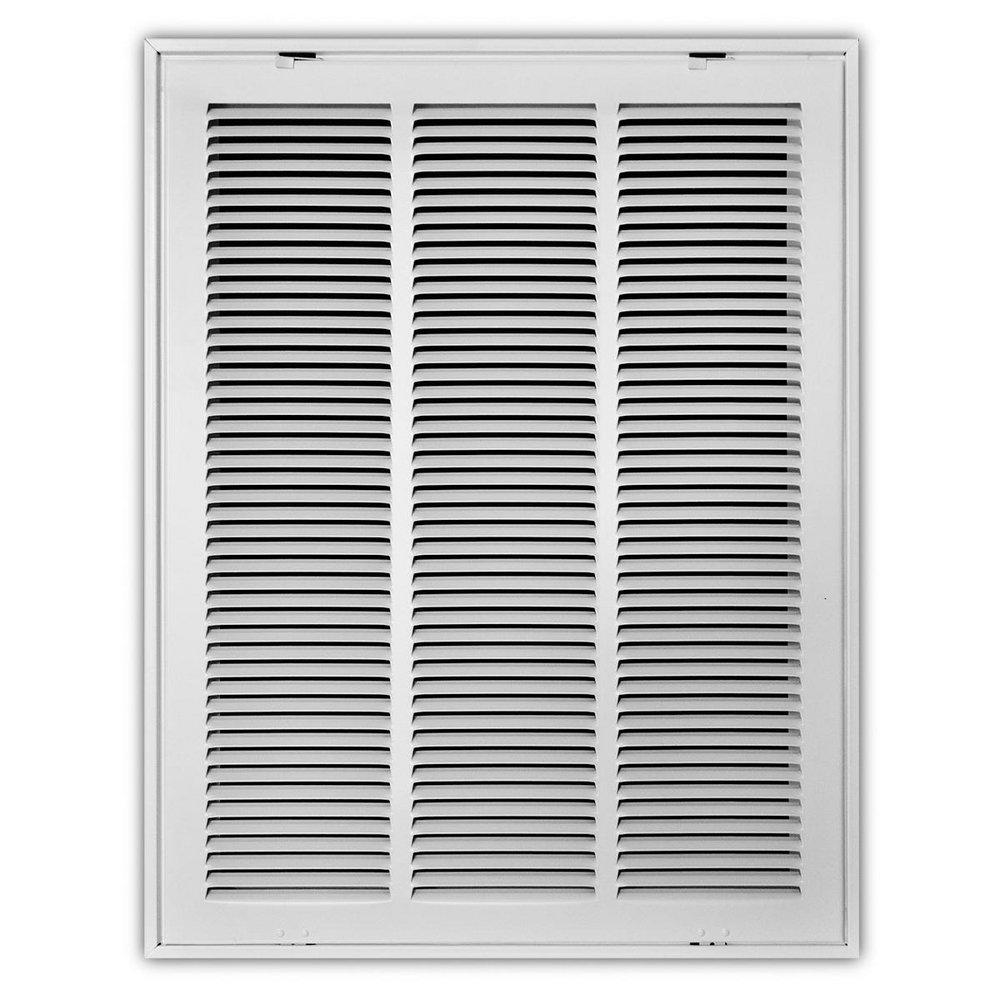 18 x 24 in. Stamped Steel Return Air Filter Grille in White image number 0