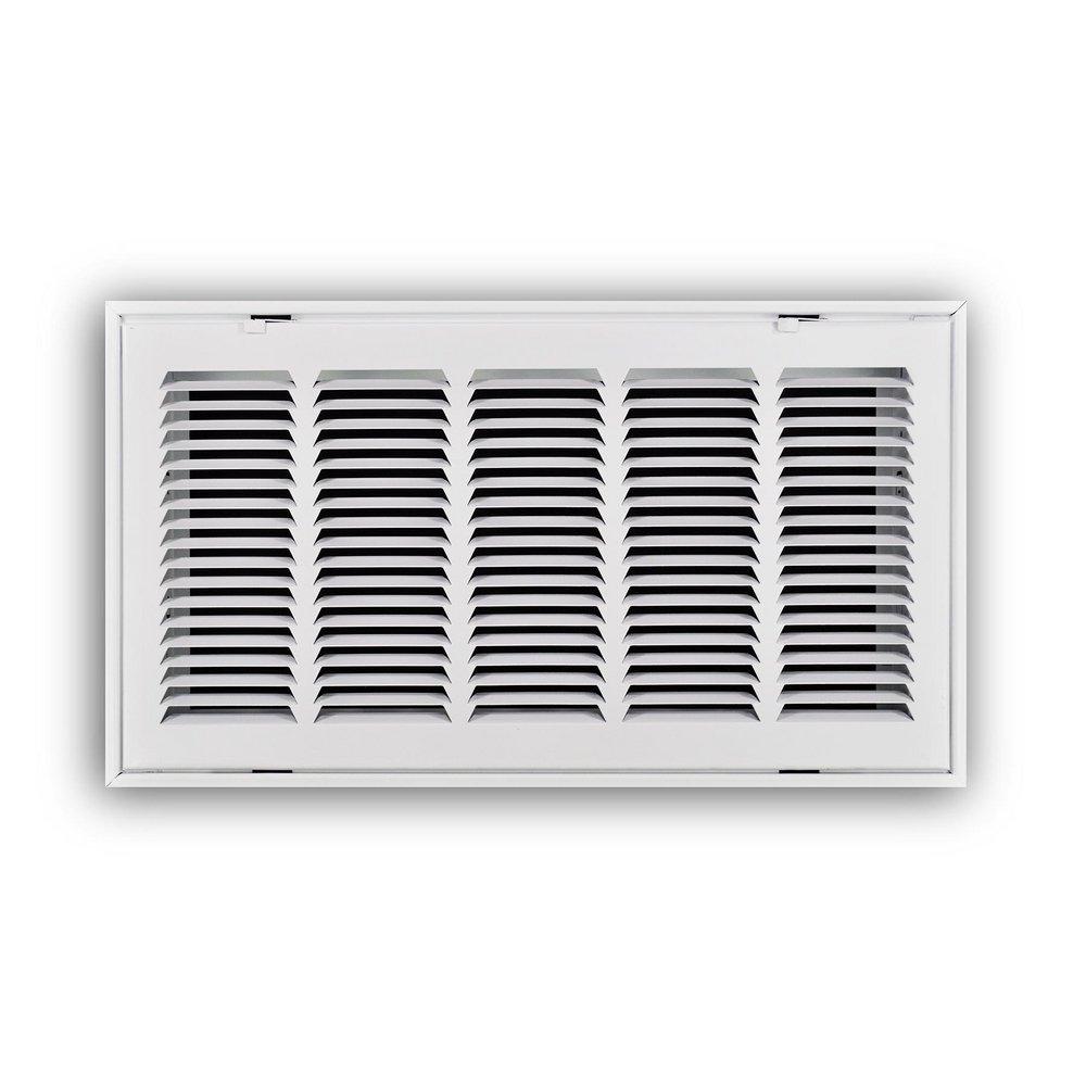 20 x 10 in. Stamped Steel Return Air Filter Grille in White image number 0