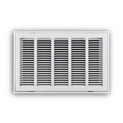 20 x 12 in. Stamped Steel Return Air Filter Grille in White