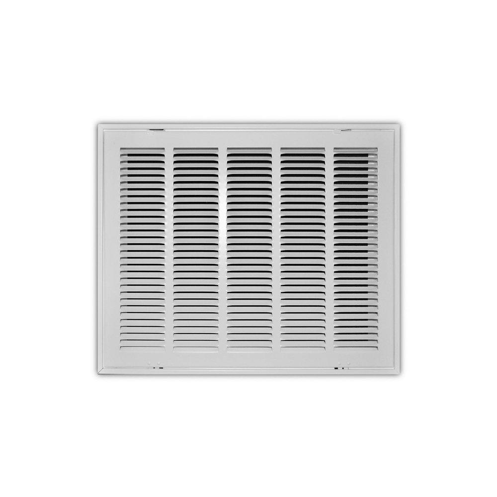 20 x 16 in. Stamped Steel Return Air Filter Grille in White image number 0