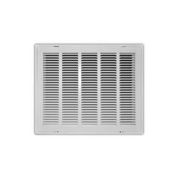 20 x 16 in. Stamped Steel Return Air Filter Grille in White