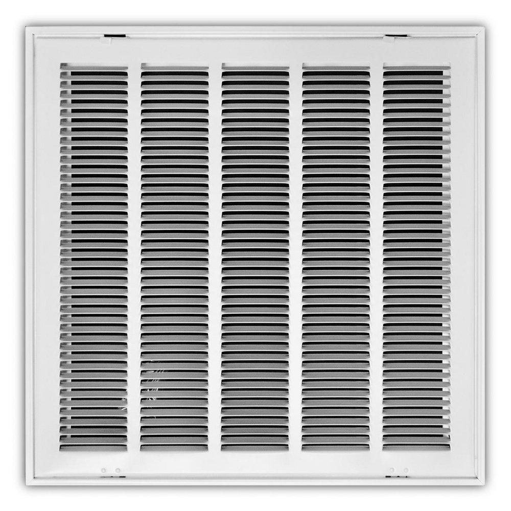20 x 20 in. Stamped Steel Return Air Filter Grille in White image number 0