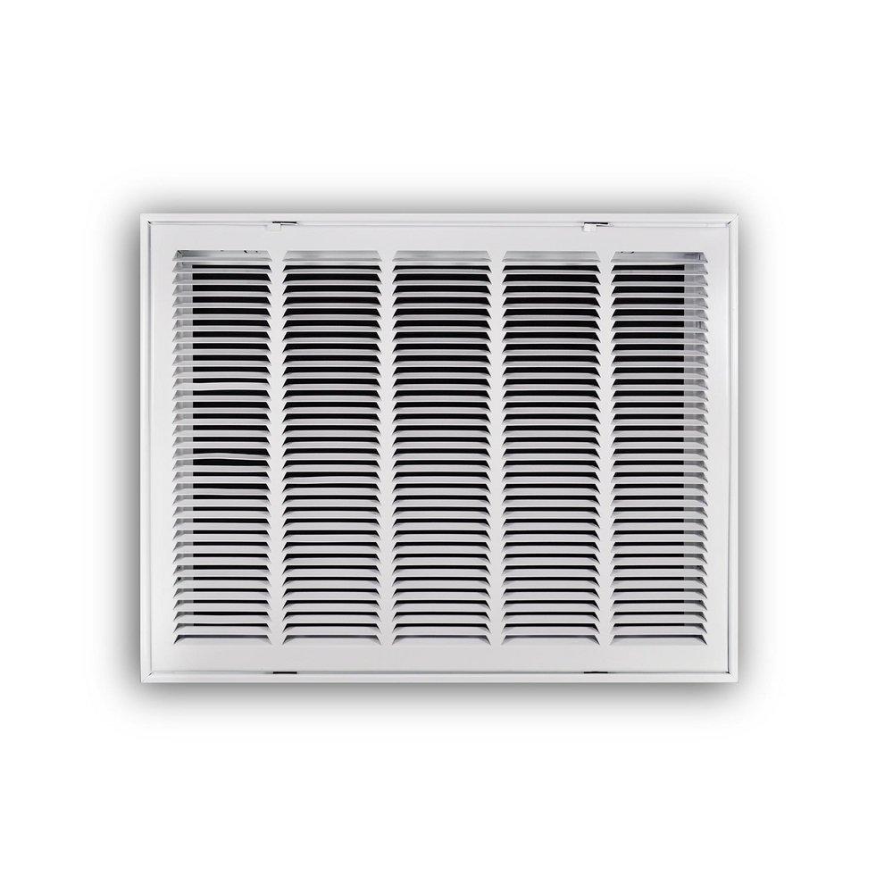 24 x 18 in. Stamped Steel Return Air Filter Grille in White image number 0