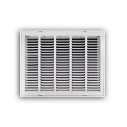 24 x 18 in. Stamped Steel Return Air Filter Grille in White