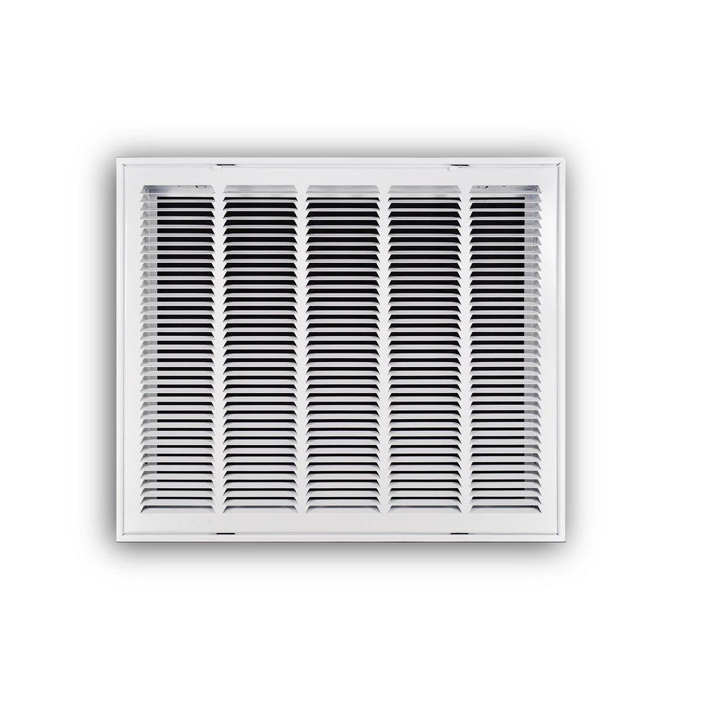 24 x 20 in. Stamped Steel Return Air Filter Grille in White image number 0