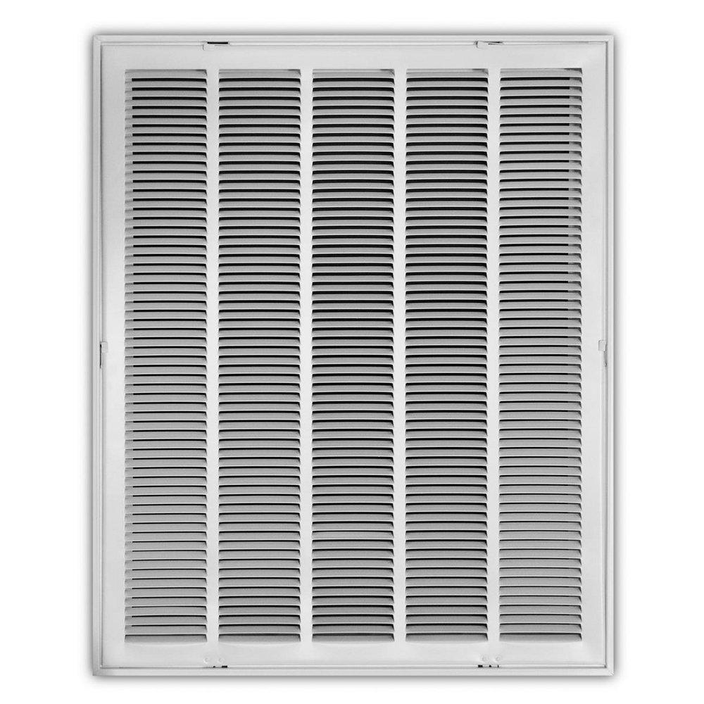 24 x 30 in. Stamped Steel Return Air Filter Grille in White image number 0
