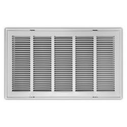 25 x 14 in. Stamped Steel Return Air Filter Grille in White