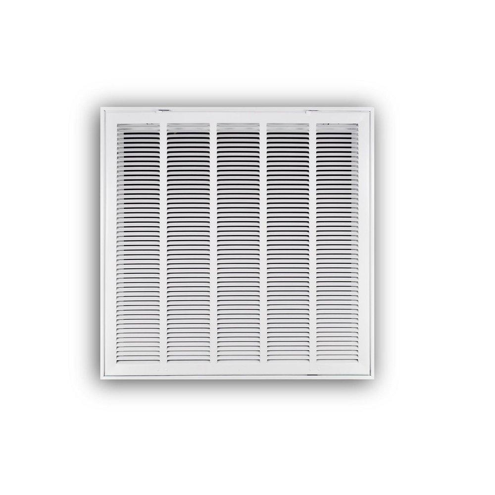 25 x 25 in. Stamped Steel Return Air Filter Grille in White image number 0