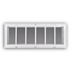 30 x 12 in. Stamped Steel Return Air Filter Grille in White