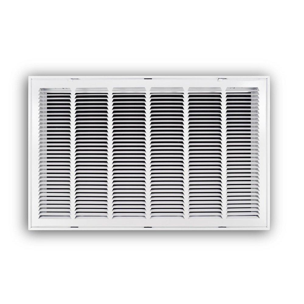 30 x 18 in. Stamped Steel Return Air Filter Grille in White image number 0