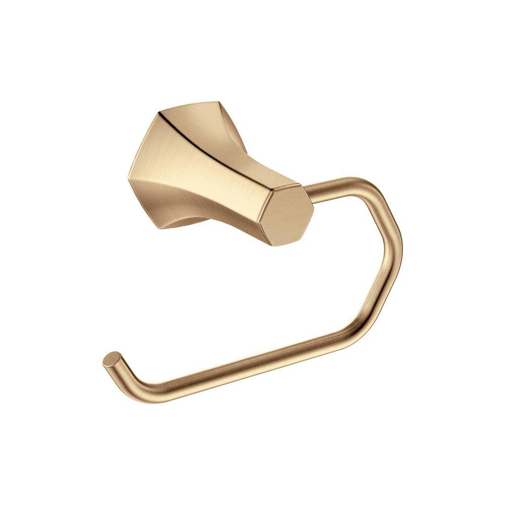 LOCARNO TOILET PAPER HOLDER IN BRUSHED BRONZE 