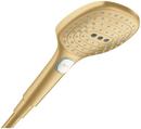 RAINDANCE SELECT E HANDSHOWER 120 3-JET 2.5 GPM IN BRUSHED GOLD OPTIC 