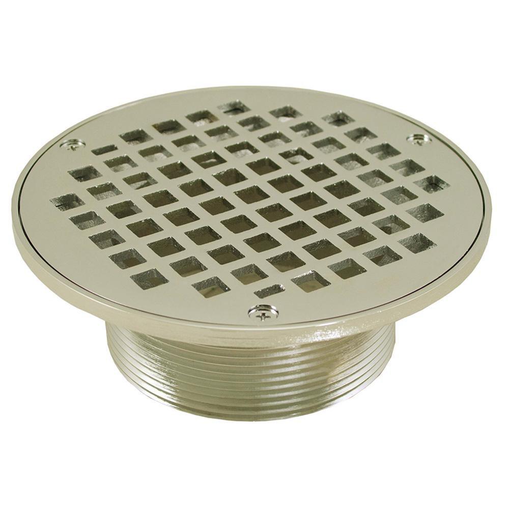 Jones Stephens Nickel Bronze 3-1/2 in. IPS Metal Round Strainer 