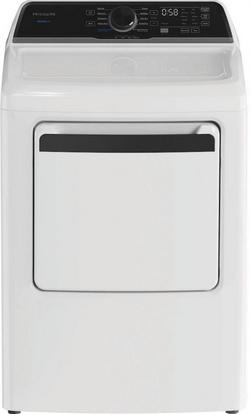 27 in. 7.0 cu. ft. Electric Dryer in White