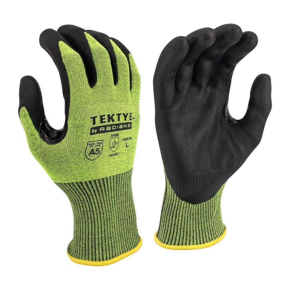 RADIANS RWG755 TEKTYE A5 REINFORCED THUMB WORK GLOVE 