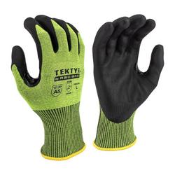 Tektye A5 Reinforced Thumb Work Glove in Green, XS