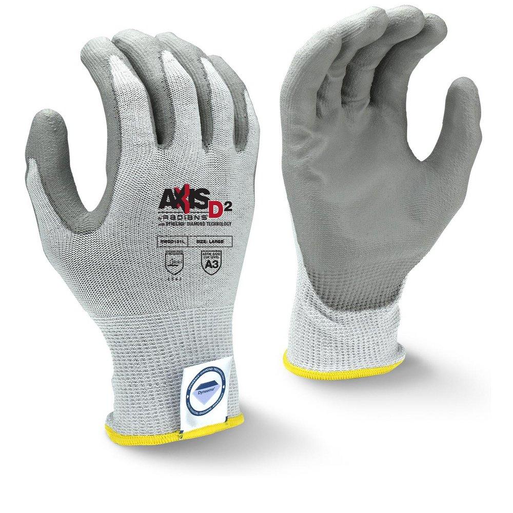 RADIANS RWGD101 AXIS D2 DYNEEMA CUT PROTECTION LEVEL A3 GLOVE 