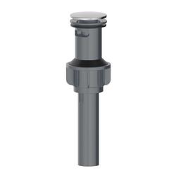 1-1/4 in Push Lavatory Drain in Brushed Nickel