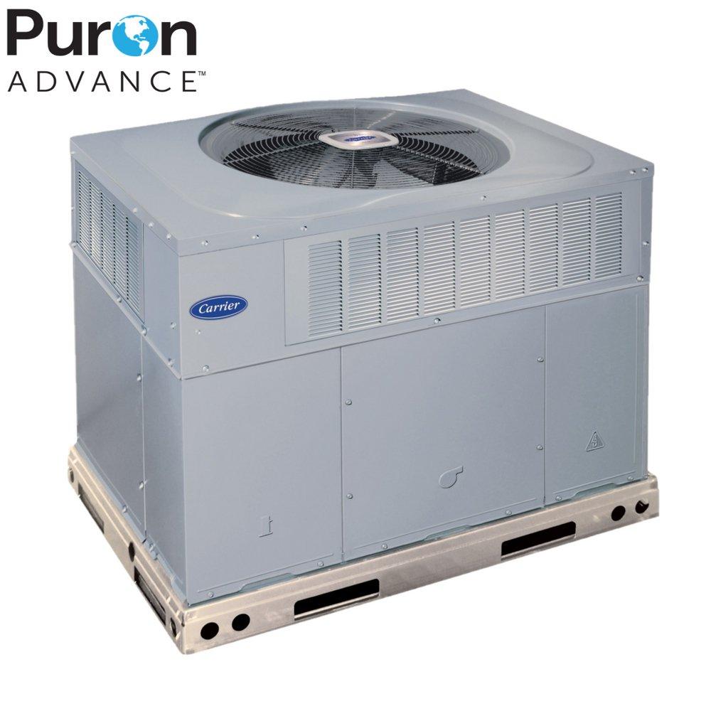 Carrier Corporation Packaged Air Conditioner System - Cooling Only w/ Electric Heat - R-454B - 208/230/1 