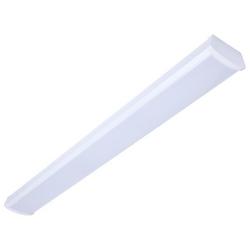 39W 1-Light 4' Ceiling Wrap Flush Mount Ceiling Fixture in White