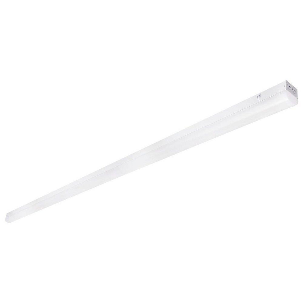 8 ft. Field-Selectable LED Linear Strip Light with Sensor in White 