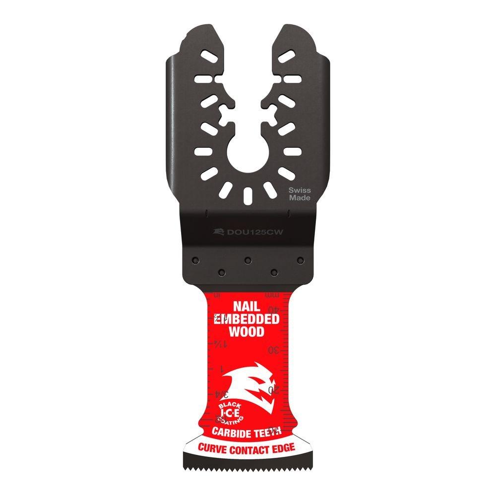 1-1/4 Amped Demo Demon Carb Teeth Oscillating Blades For Nail-Embedded Wood 3-Pack 