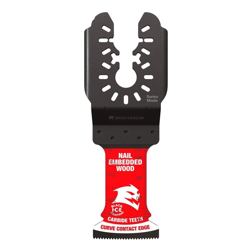 1-1/4 Amped Demo Demon Carb Teeth Oscillating Blades For Nail-Embedded Wood 3-Pack 