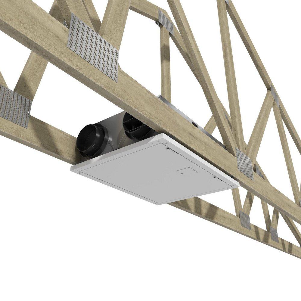 BROAN ONE 150 CFM ENERGY RECOVERY VENTILATOR ERV HARDWIRED INTERIOR DOOR/TRIM 