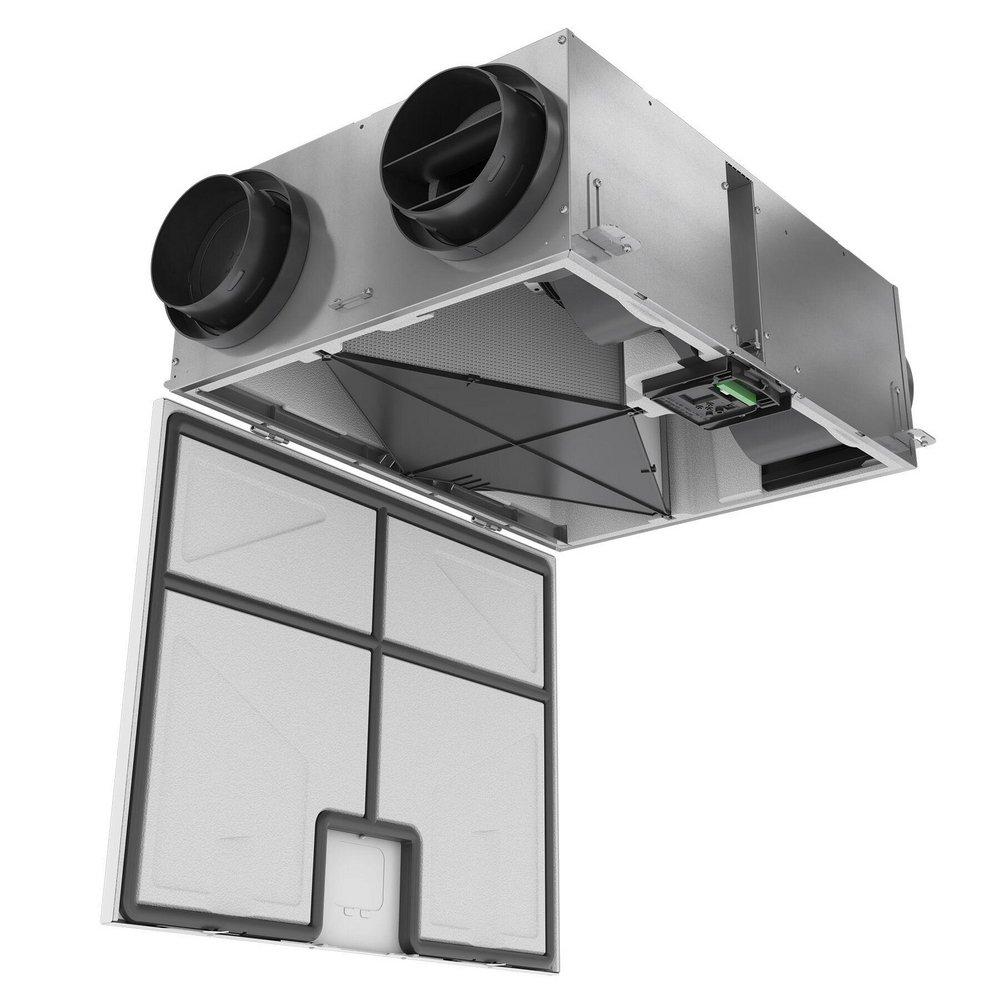 BROAN ONE 150 CFM ENERGY RECOVERY VENTILATOR ERV HARDWIRED INTERIOR DOOR/TRIM 